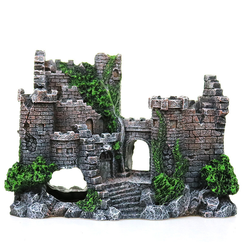 Aquarium Fish World - Vintage World of Tanks Stone-island Resin
