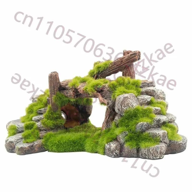Creative Fish Tank Resin Ornam - Aquarium Fish Bridge ulasan dan harga