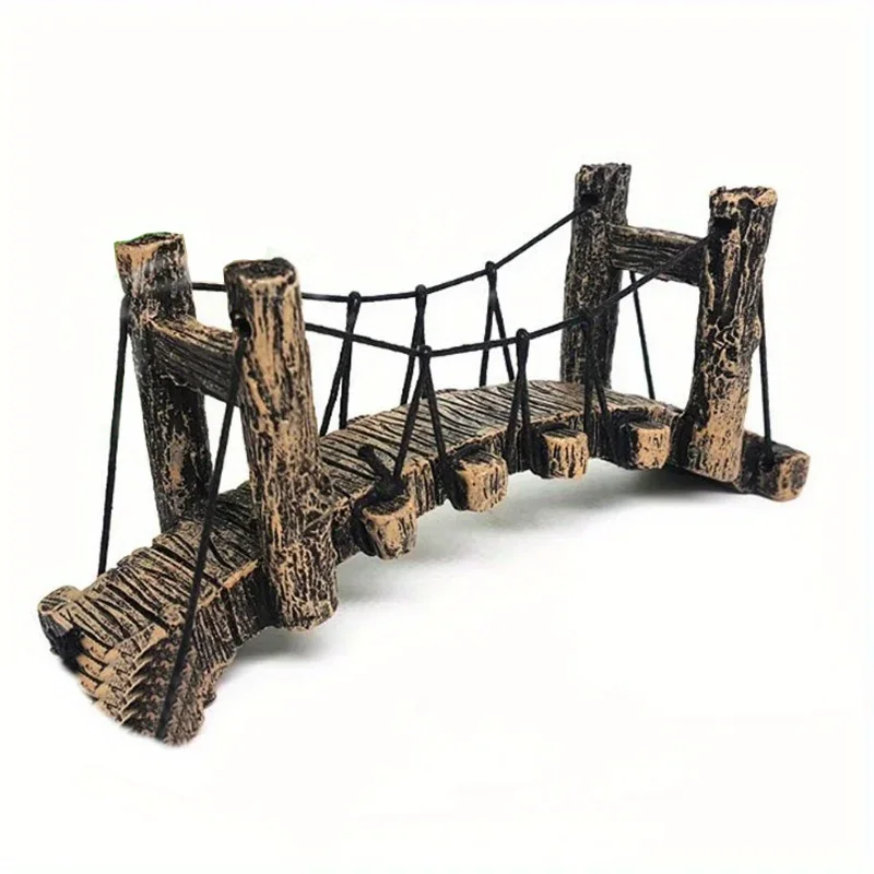 1Pc Aquarium Ornament Decorati - Aquarium Fish Bridge ulasan dan harga