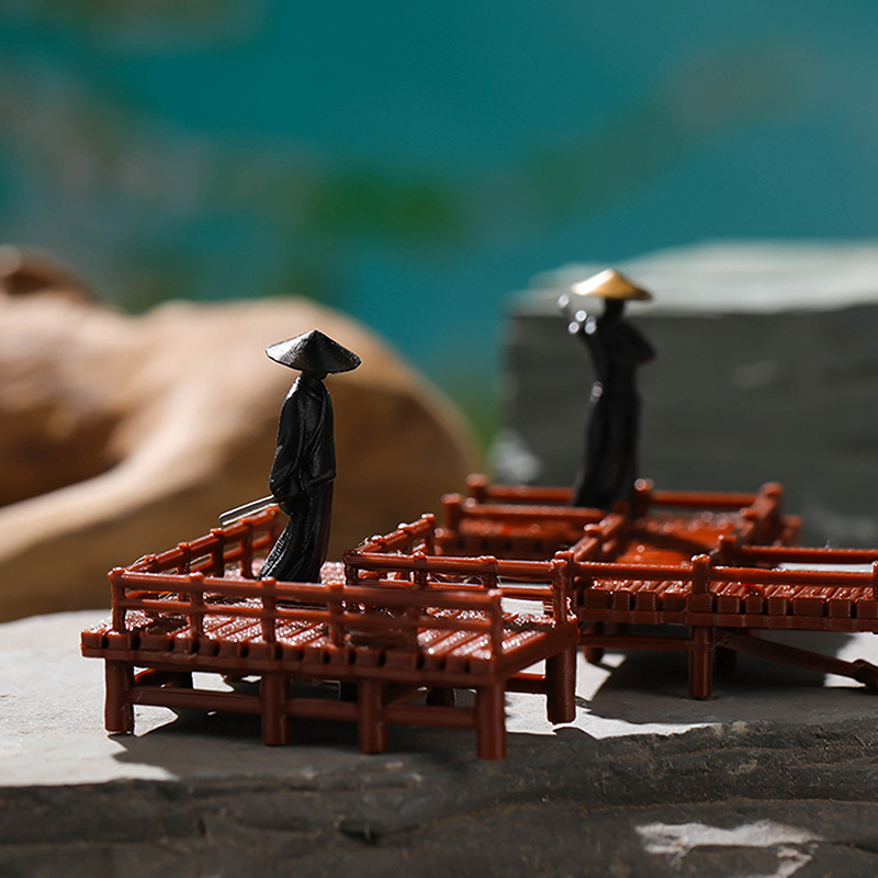 Chinese Bridge Statue Micro La - Aquarium Fish Bridge ulasan dan harga