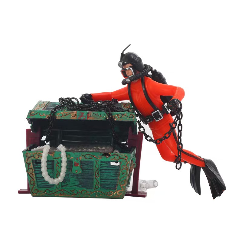 Treasure Frogman Aquarium Orna - Aquarium Fish World ulasan dan harga