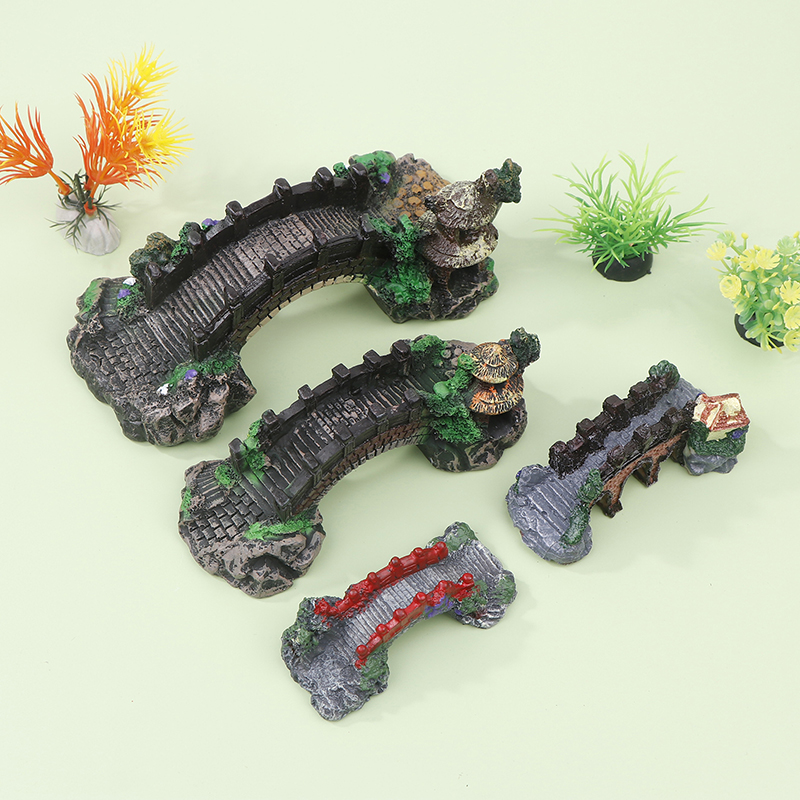 1PC Fish Tank Artificial Bridg - Aquarium Fish Bridge ulasan dan harga