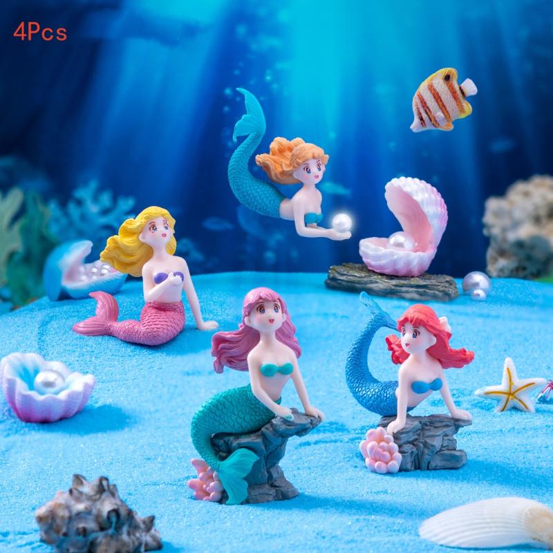 4Pcs Plastic Fish Tank Little  - Aquarium Fish Buy ulasan dan harga