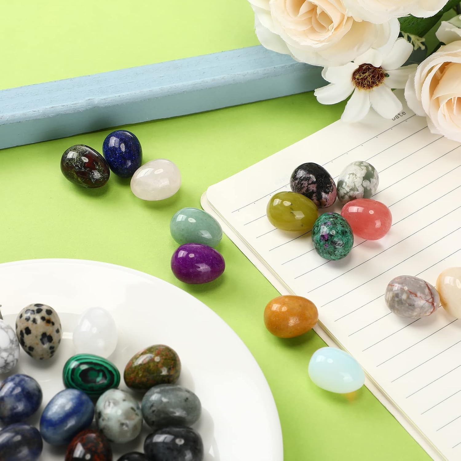 8  pcs natural crystal beads,  - Aquarium Fish Only ulasan dan harga