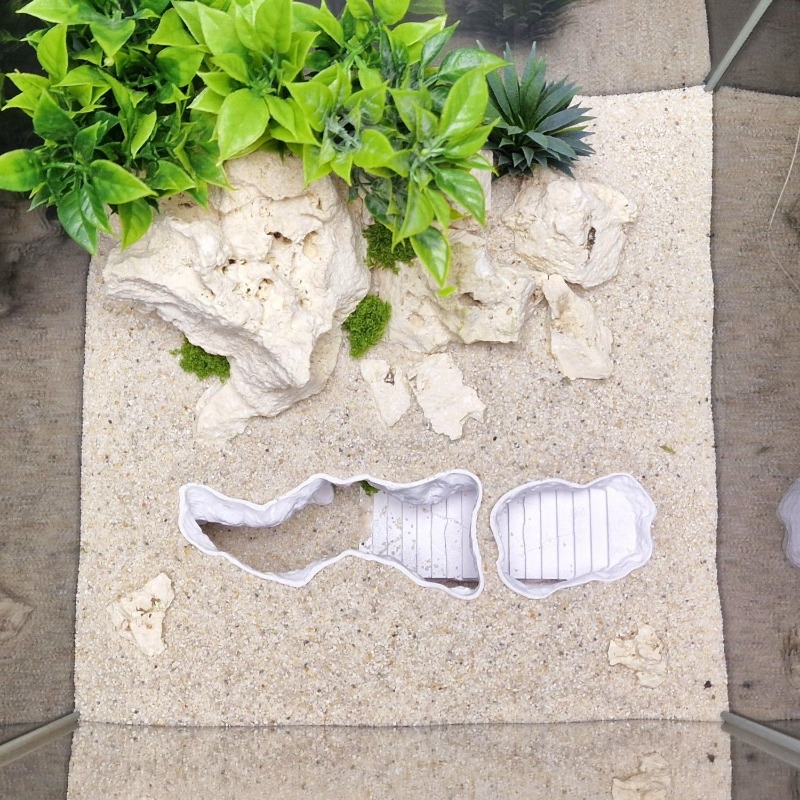 3D Printed Fish Tank Cave, Art - Aquarium Fish Bridge ulasan dan harga