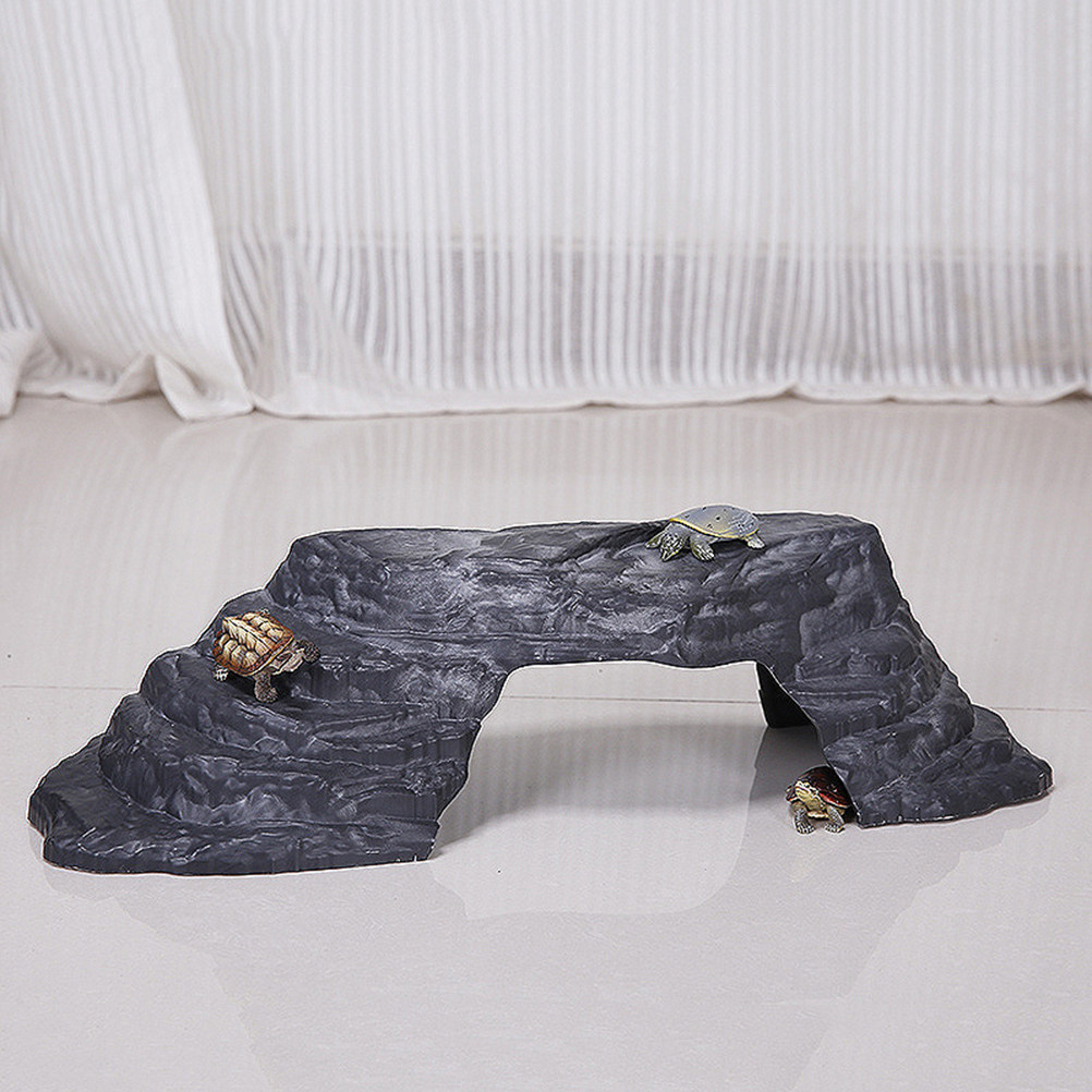 Large Imitation Stone Turtle B - Aquarium Fish Bridge ulasan dan harga
