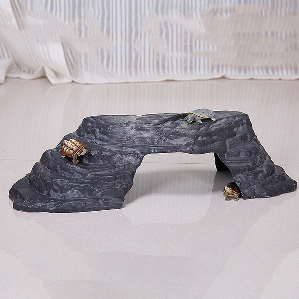 Large Imitation Stone Turtle B - Aquarium Fish Bridge ulasan dan harga