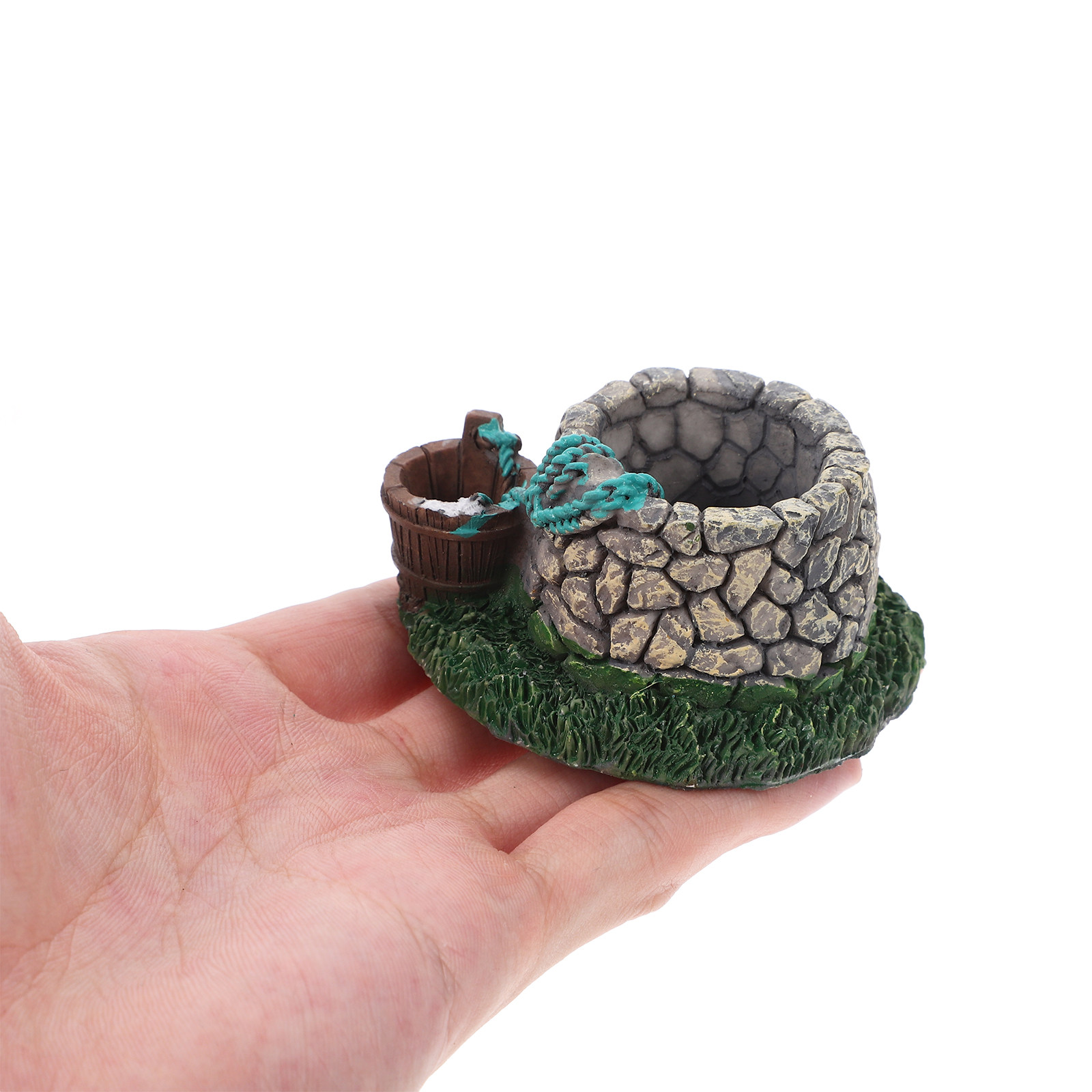 Miniature Garden Resin Well an - Aquarium Fish Bridge ulasan dan harga