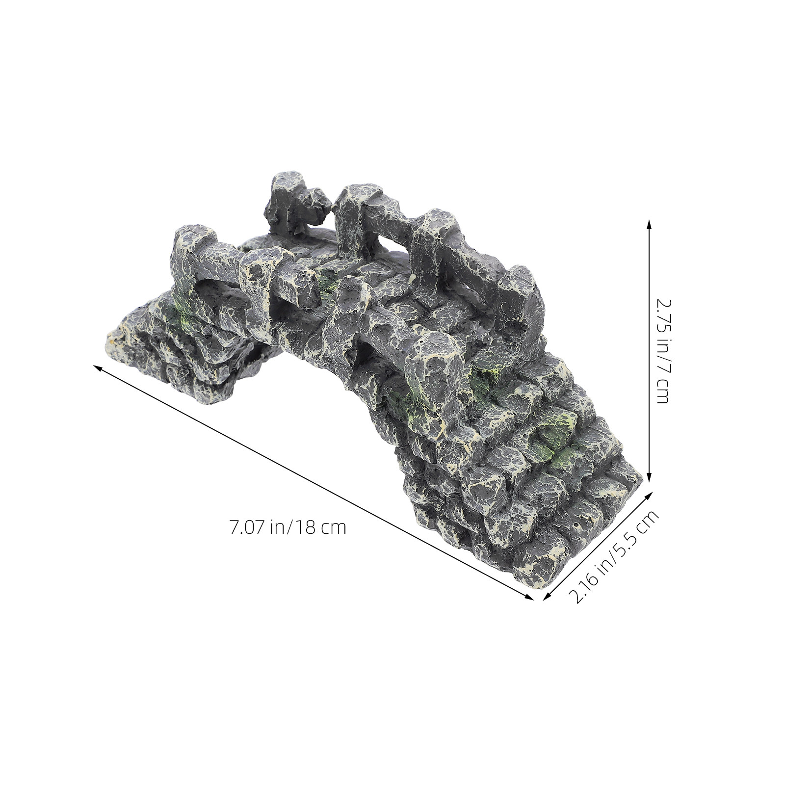 Miniature Resin Arch Bridge fo - Aquarium Fish Bridge ulasan dan harga
