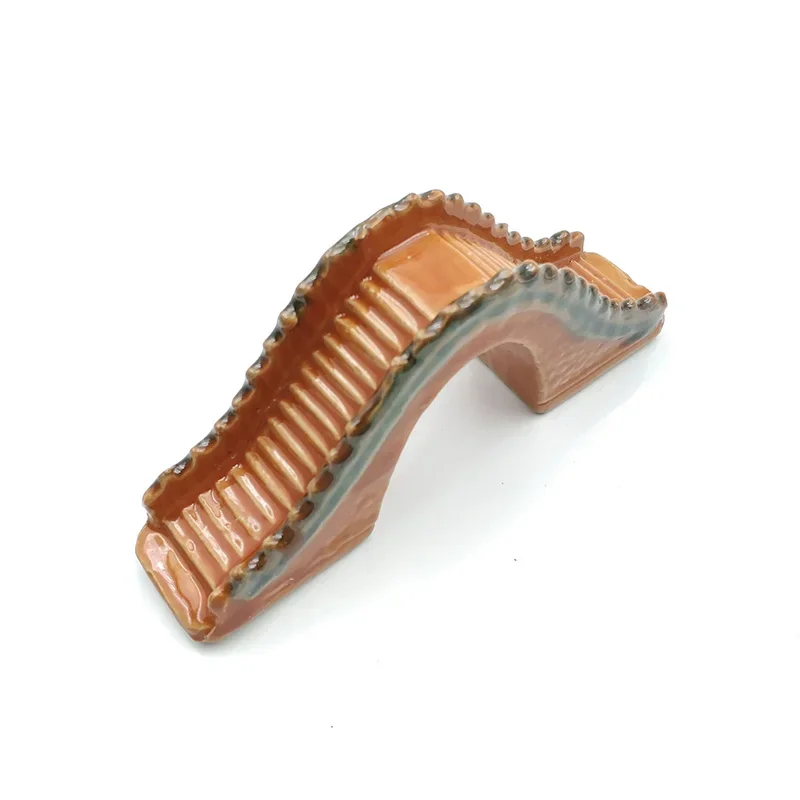 Resin Ceramic Jade Bridge Fish - Aquarium Fish Bridge ulasan dan harga
