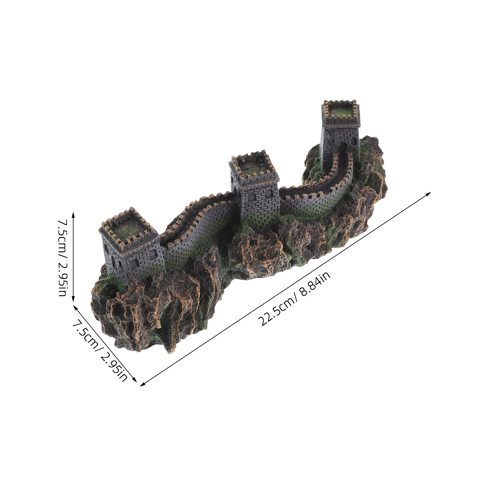 Detailed Resin Arch Bridge of  - Aquarium Fish Bridge ulasan dan harga