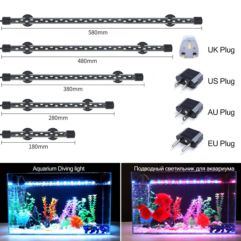 90-260V Aquarium Light LED Wat - Aquarium Fish Only ulasan dan harga