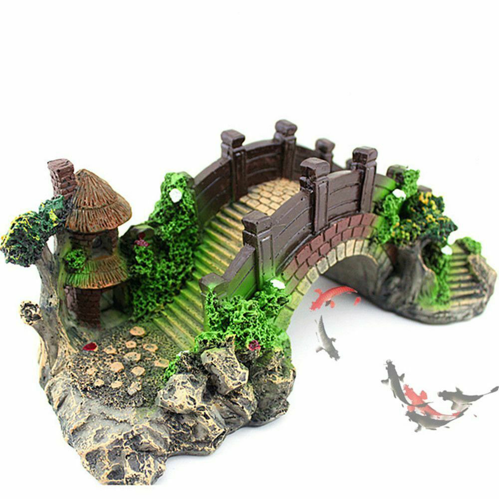 Aquarium Accessories Arbor Tre - Aquarium Fish Bridge ulasan dan harga