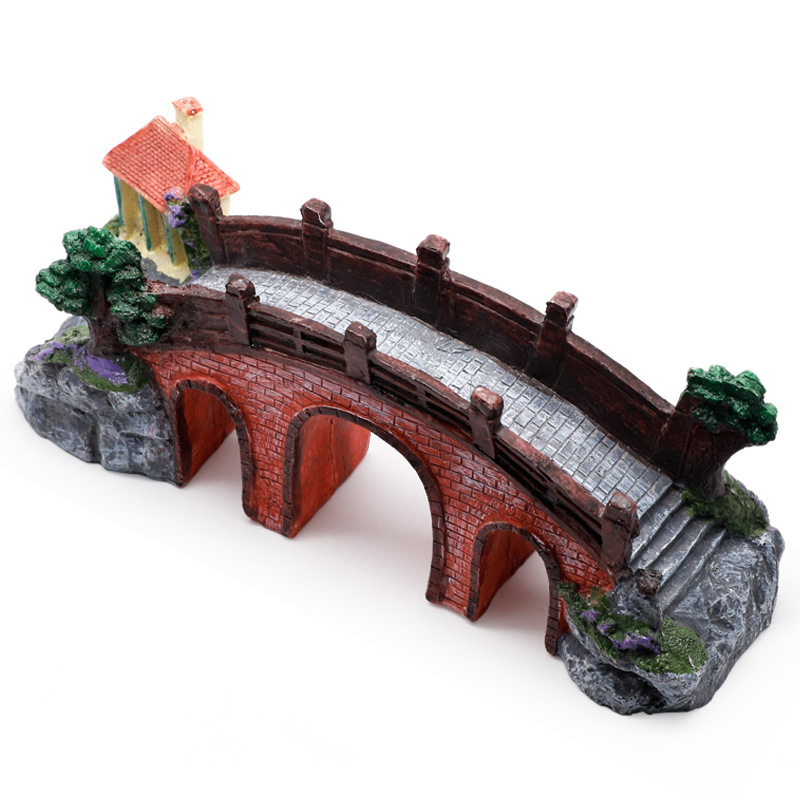 Aquarium Fish Tank Vintage Dec - Aquarium Fish Bridge ulasan dan harga