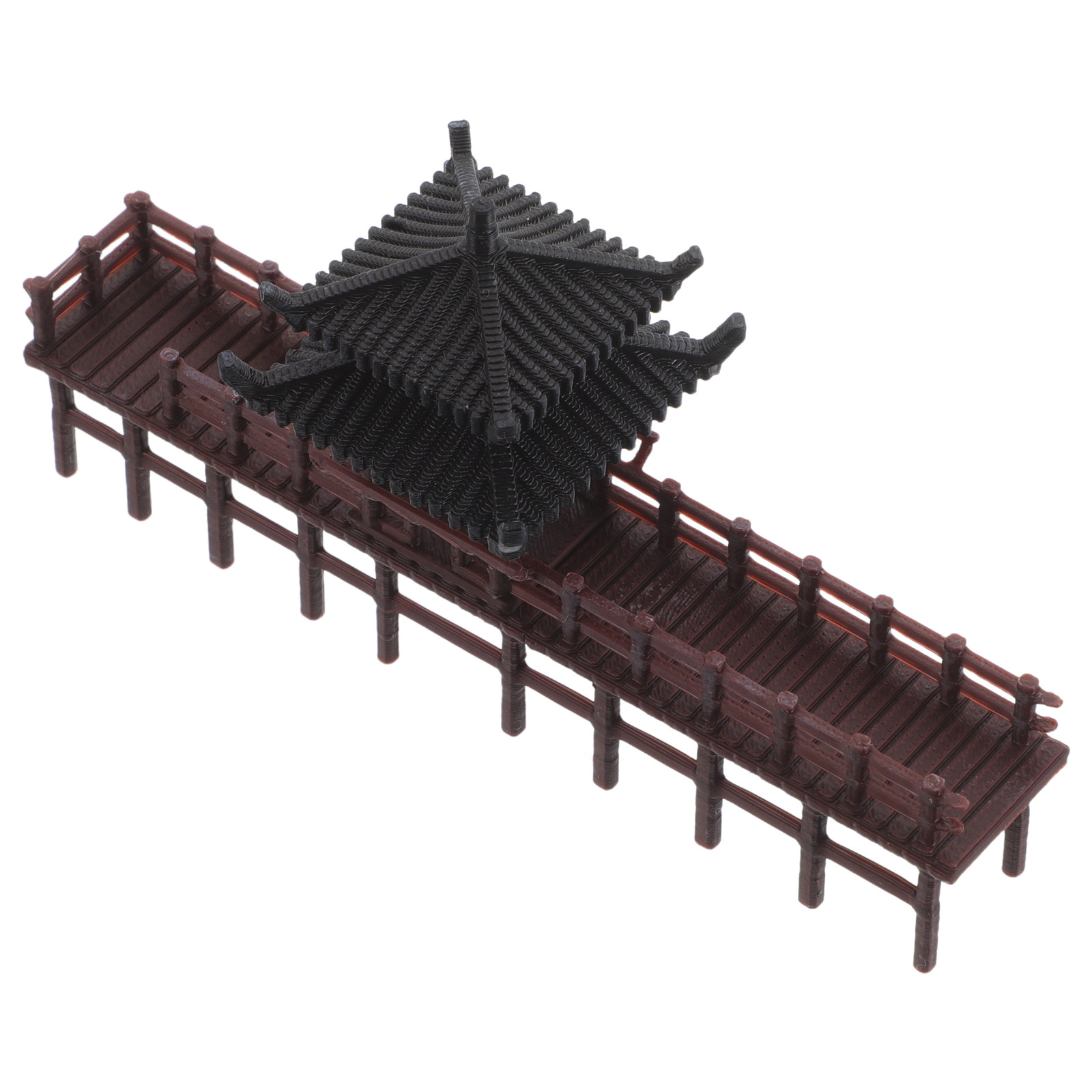 Mini Chinese Pavilion Bridge D - Aquarium Fish Bridge ulasan dan harga