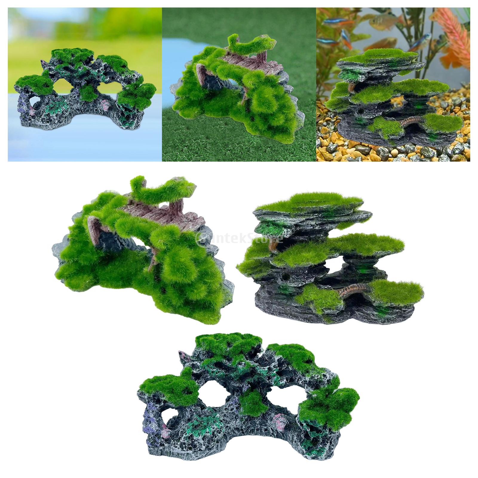 Fish Tank Decoration Rock Cave - Aquarium Fish Bridge ulasan dan harga